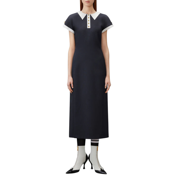 Hopsack Suiting Dress image number null