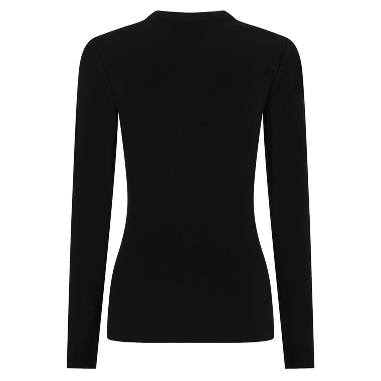Long Sleeve Ruched Jersey Top image number null