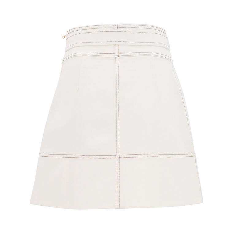 Courtney Wrap Denim Skirt image number null