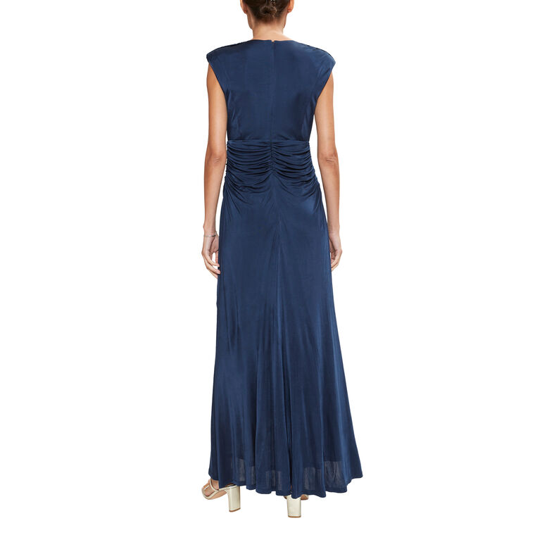 Arden Plunging Jersey Maxi Dress image number null