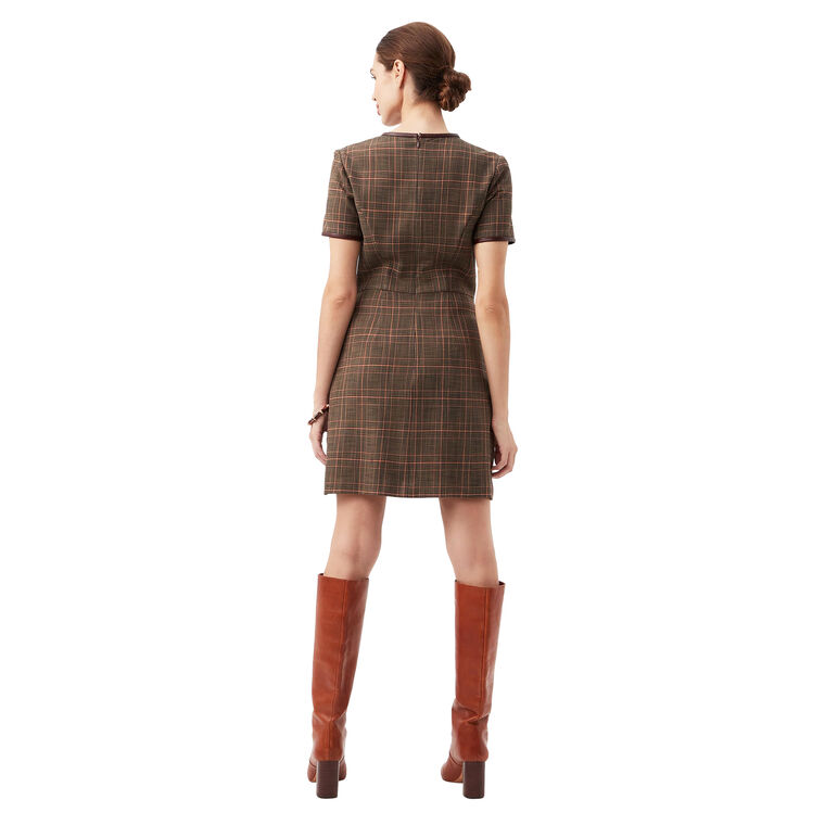 Adisa Plaid Dress image number null