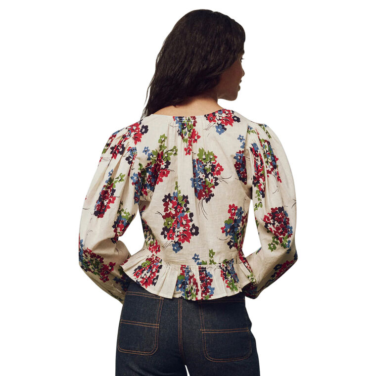 The Sicily Button Front Top image number null