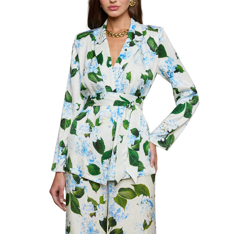 Ciara Long Sleeve Belted Robe Top image number null