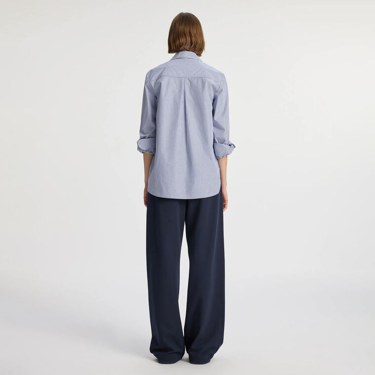Aiden Striped Cotton Top image number null