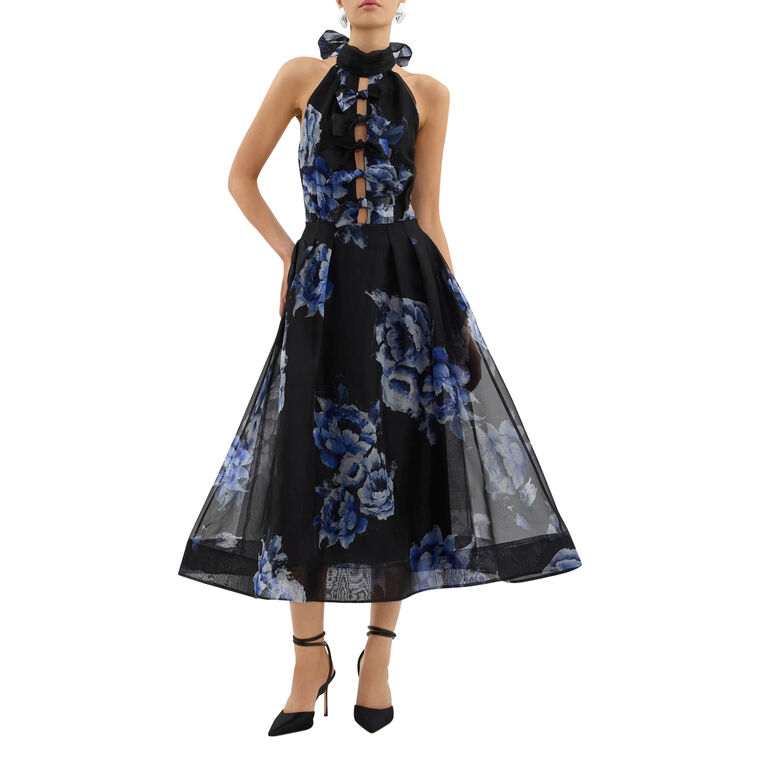 Florentine Halter Midi Dress image number null