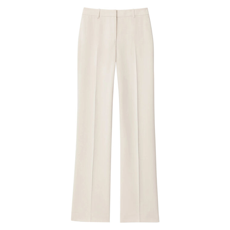 Finesse Crepe Gates Relaxed Full Leg High Rise Pant image number null