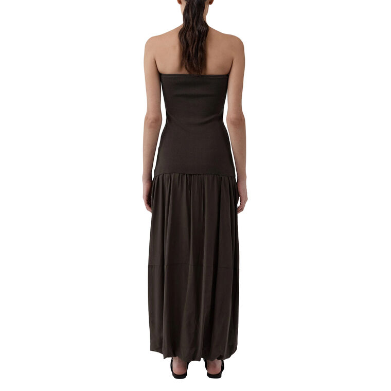 Strapless Balloon Hem Dress image number null