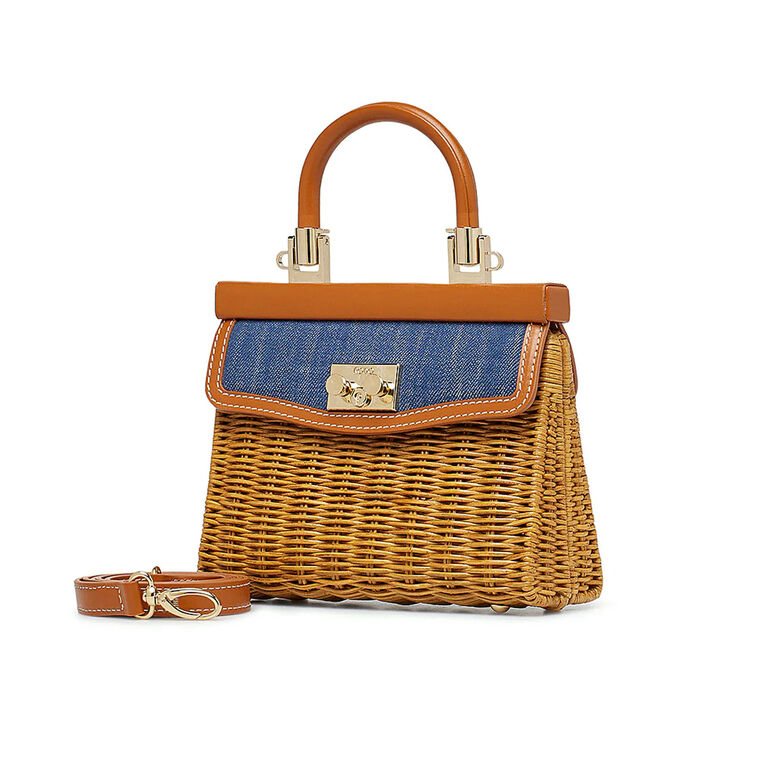 Small Paris Wicker Bag image number null