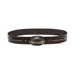Buckle Bunny Belt With Crystals