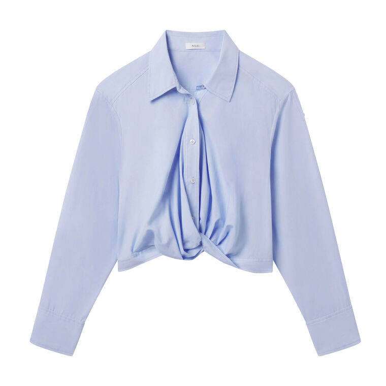 Leo Cropped Cotton Shirt image number null