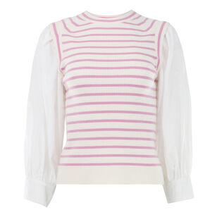 Tirza Mixed Media Top