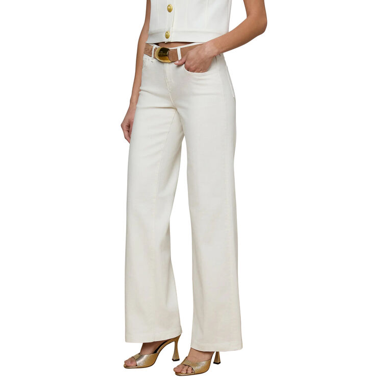 Joanne Low-Rise Wide-Leg Jean image number null