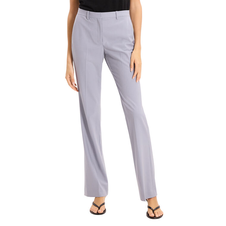 Slim Flare Stretch Wool Trousers image number null