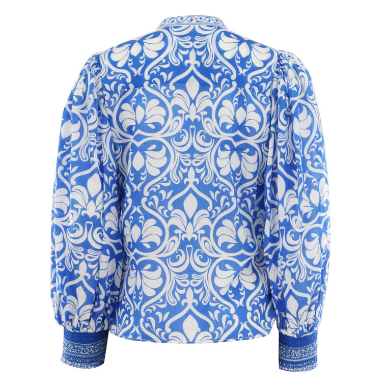April Blouson Cotton Top image number null