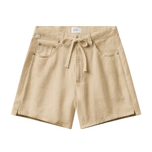 Brynn Drawstring Linen Short