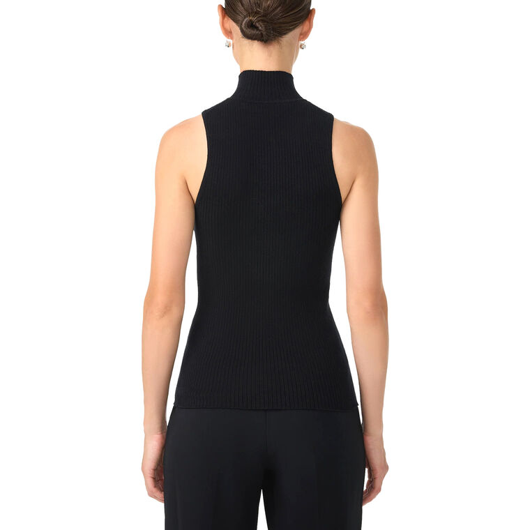Westhampton Sleeveless Mockneck Pullover image number null