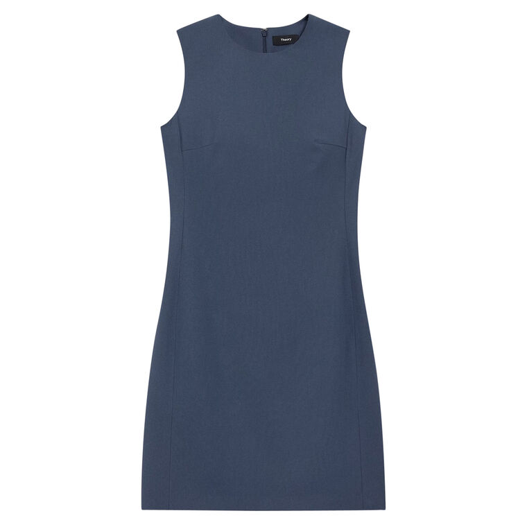Wool Sleeveless Fitted Dress image number null