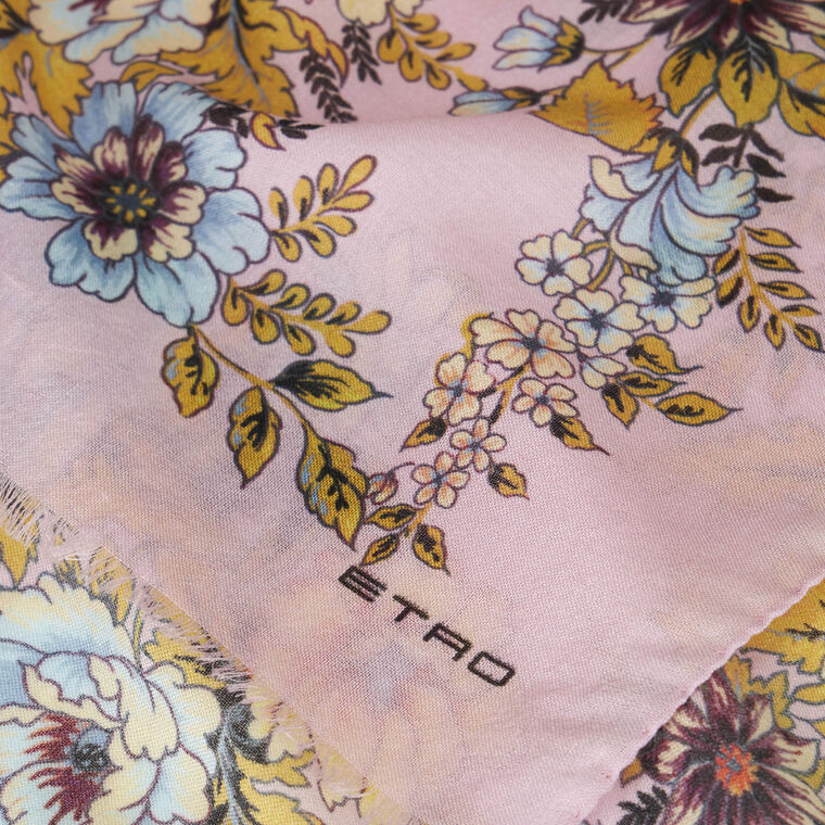 Bouquet Print Scarf image number null