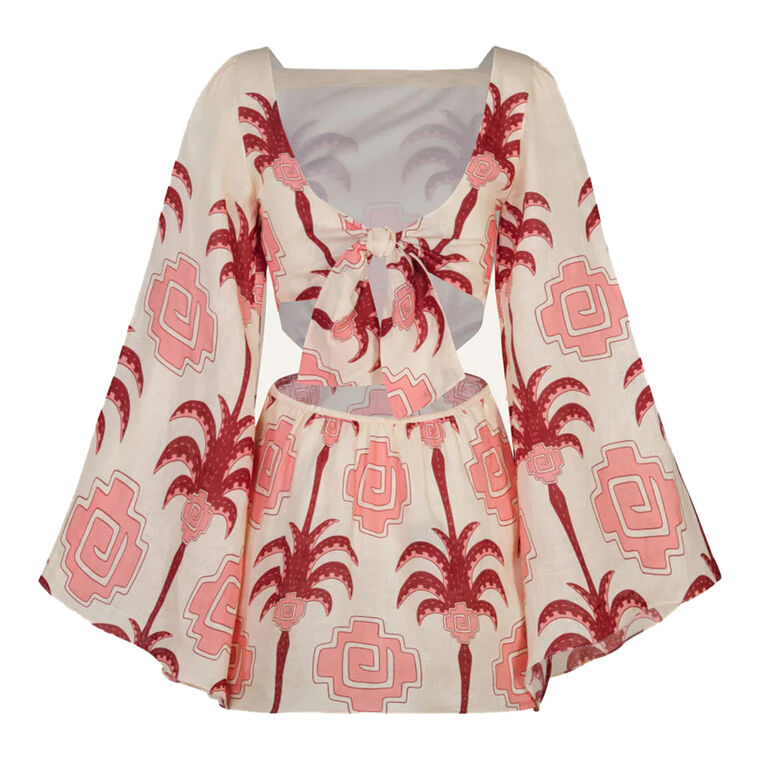 Wave After Wave Long Sleeve Mini Dress image number null