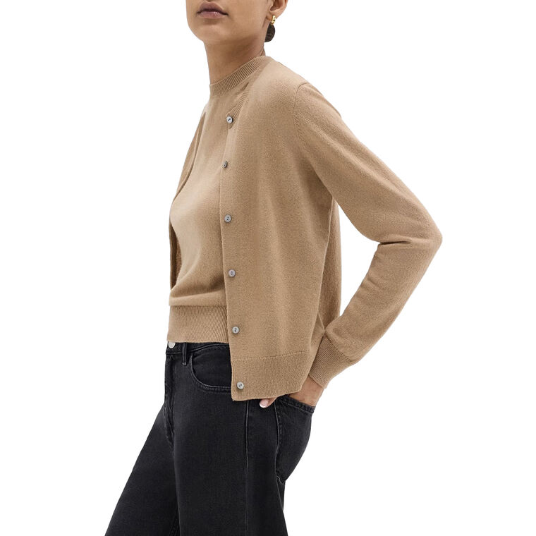 Crewneck Cashmere Cardigan image number null