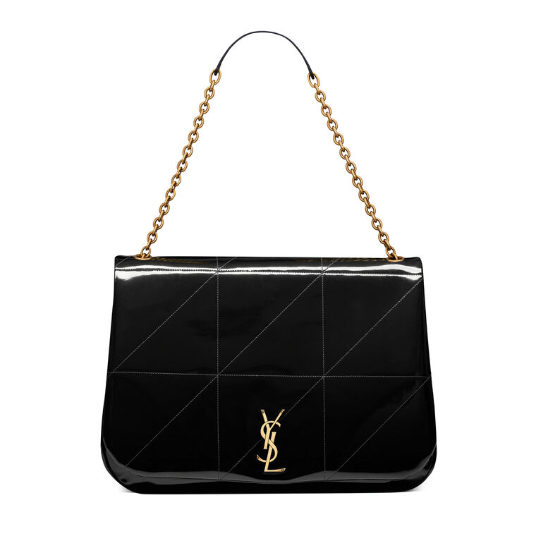 Jamie Patent Leather Shoulder Bag image number null