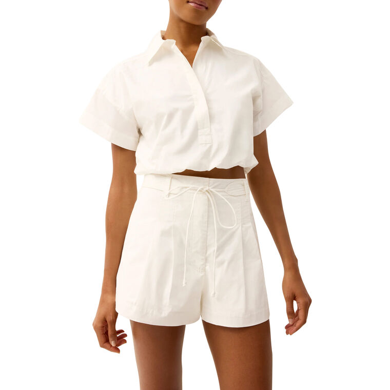 Sierra Short Sleeve Button-Up Top image number null