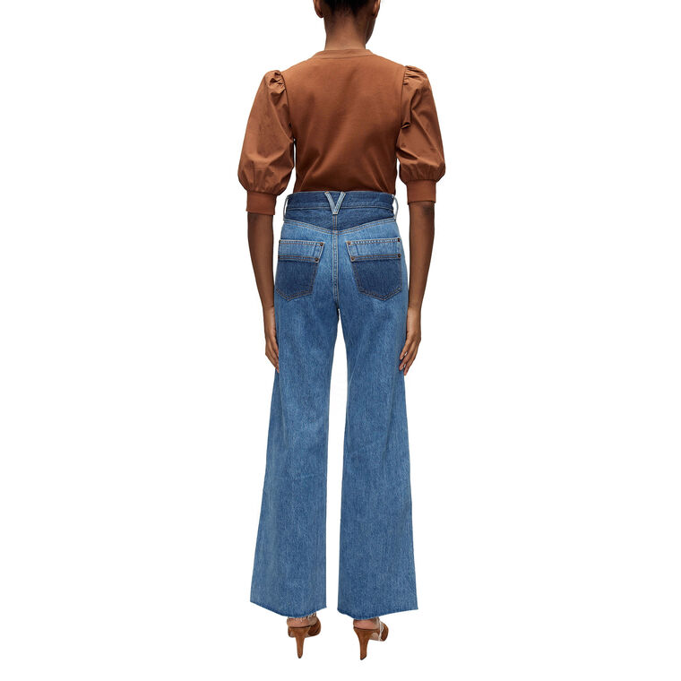 Coralee Puff Sleeve Knit Top image number null