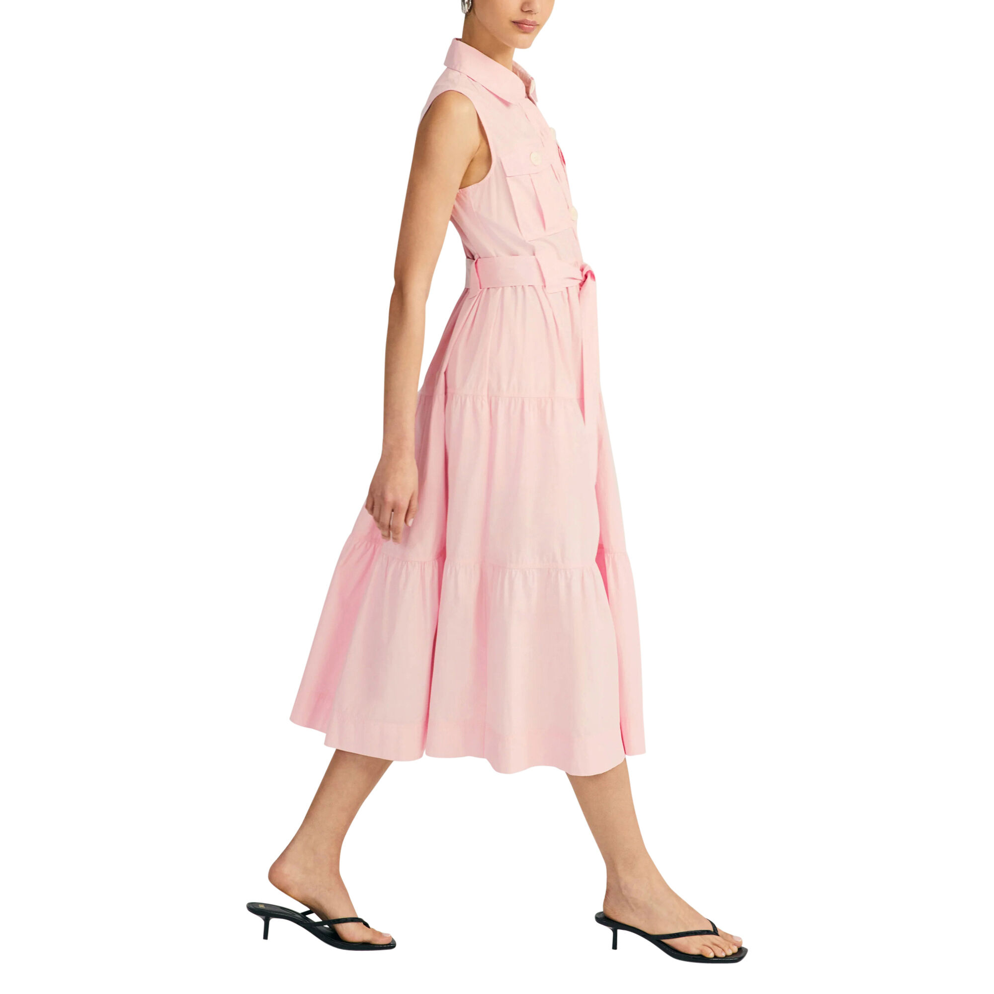 Florence Sleeveless Shirt Dress