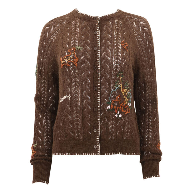Martha Embroidery Cardigan image number null