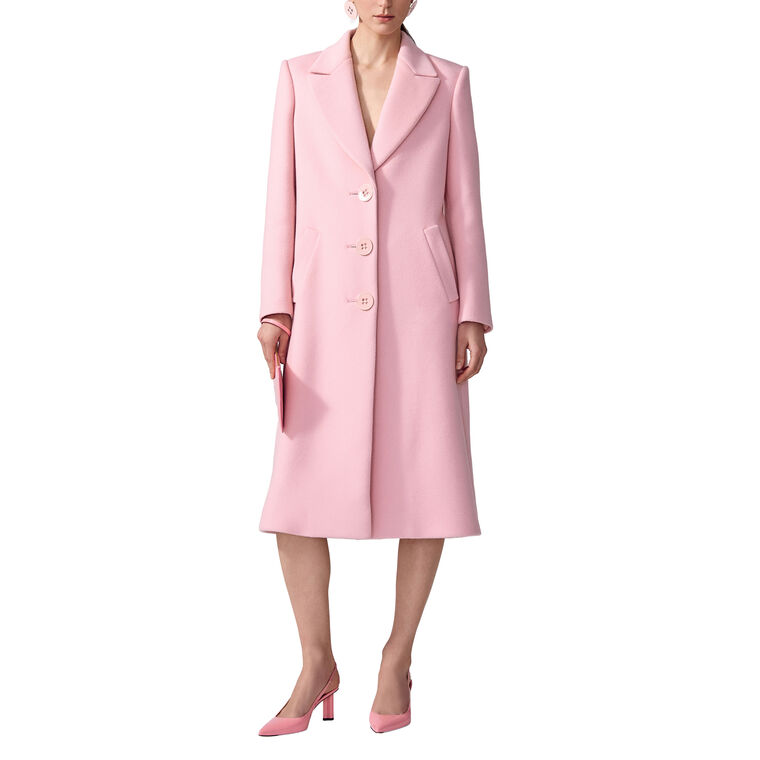 Single-Breasted Wool Coat image number null