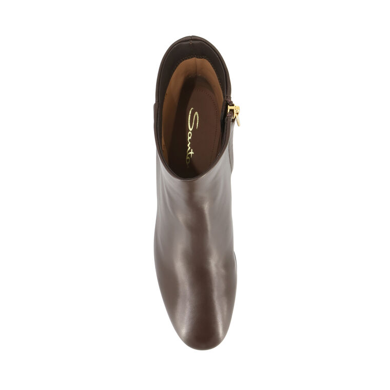 Halfrida 50mm Side Zip Leather Bootie image number null