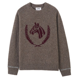 Colt Cashmere Sweater With Horse Graphic