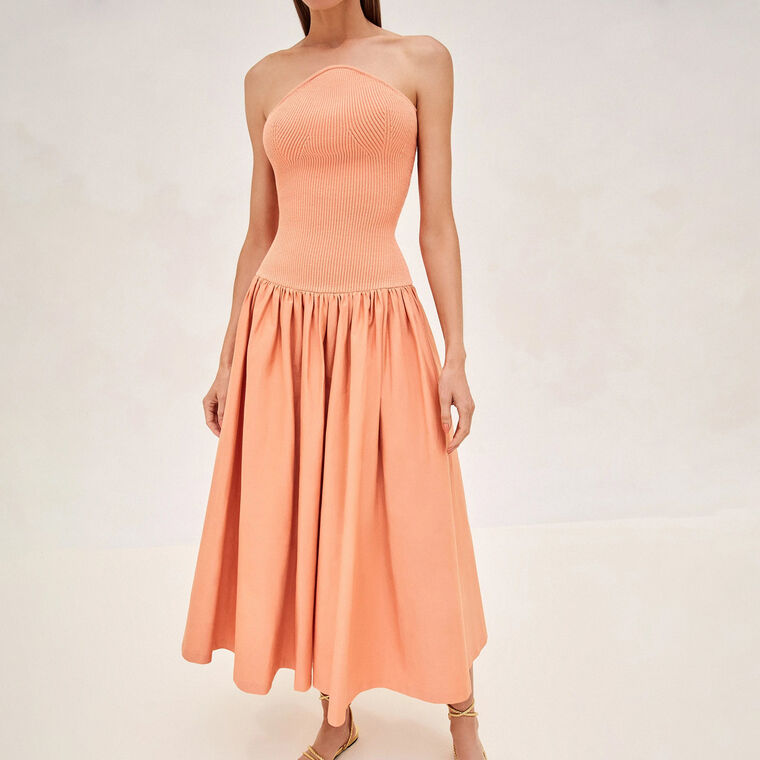 Kamali Knit Bodice Dress image number null
