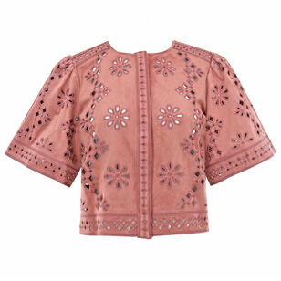 Ray Faux Suede Top