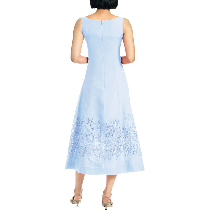 Brittany Sleeveless Linen Midi Dress image number null