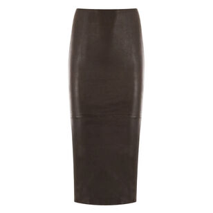 Leather Tube Skirt