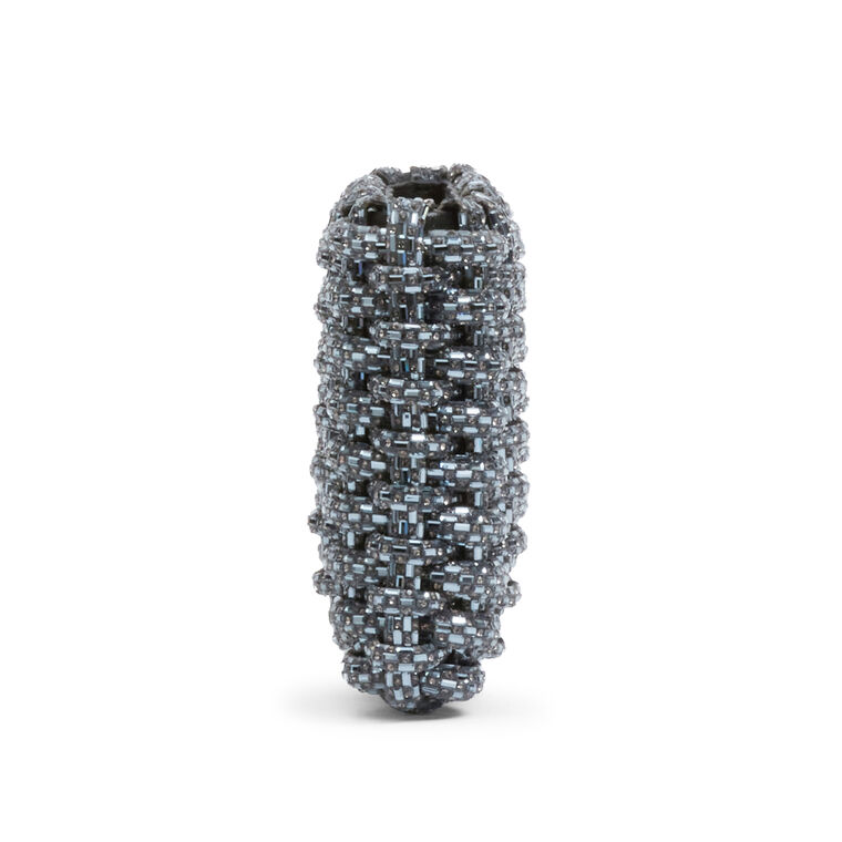 Morgan Woven Rhinestone Clutch image number null