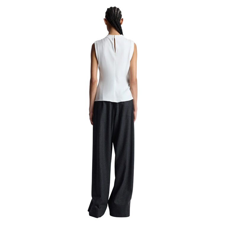 Amira Ruched Sleeveless Top image number null