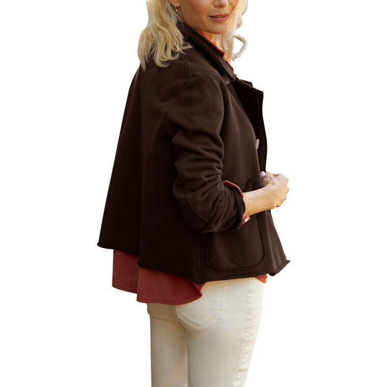 Mini Belfast Cropped Sweatshirt Peacoat image number null