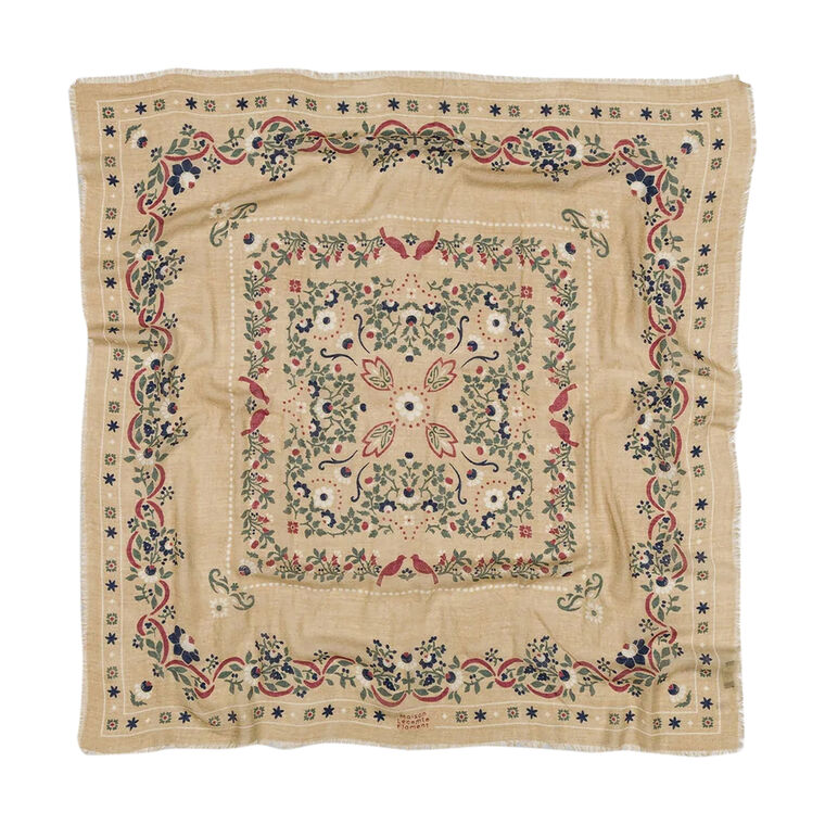 Secret Garden Silk Scarf image number null