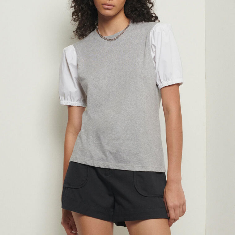 Eva Puff Sleeve T-Shirt image number null