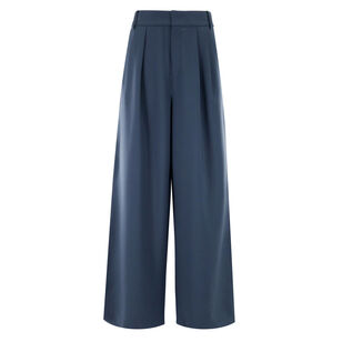 Tropical Wool Stella Wide-Leg Pant