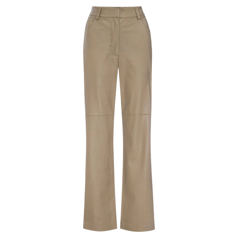 The Lara Vegan Leather Pant image number null