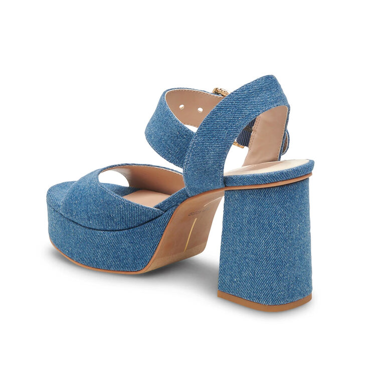 Bobby Denim Platform Heel image number null