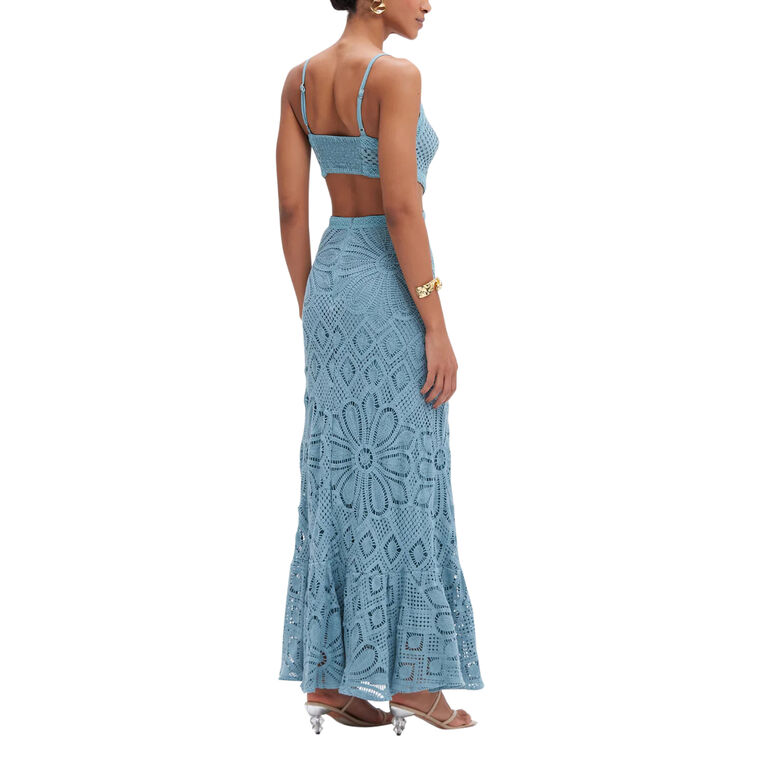 Crochet Midi Dress image number null