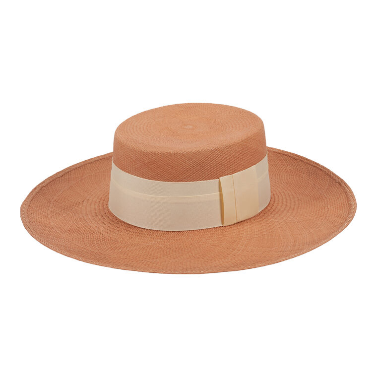 Jerez Wide Brim Boater Hat image number null