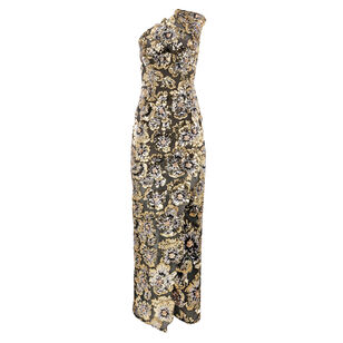 Tokyo Sequin-Embellished One-Shoulder Maxi Dress