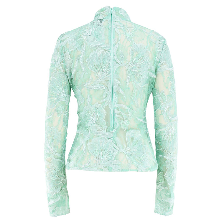 Freja Beaded Lace Top image number null