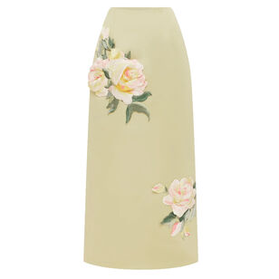 Quinn Embroidered Midi Skirt