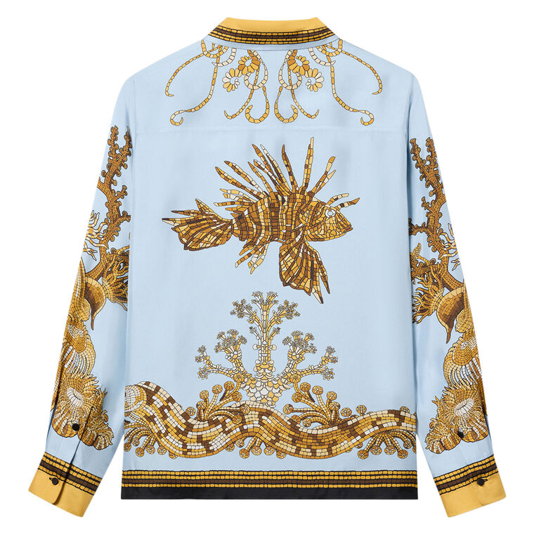 Long Sleeve Silk Boy Shirt image number null